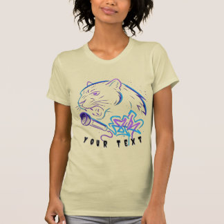 Camiseta Neon Panther Grafite Mic Art