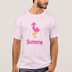 Camiseta Neon Pink Flamingo Summa (Verão)