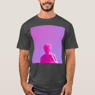Camiseta Neon purple vaporwave sculpture