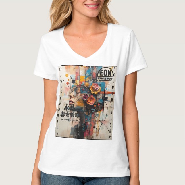 CAMISETA NEON ROSE (Frente)