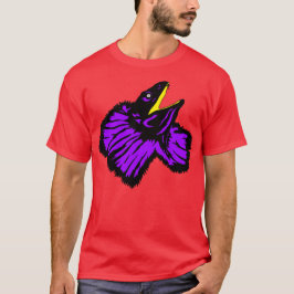 Camiseta Néon Roxo Estilizado Lizard