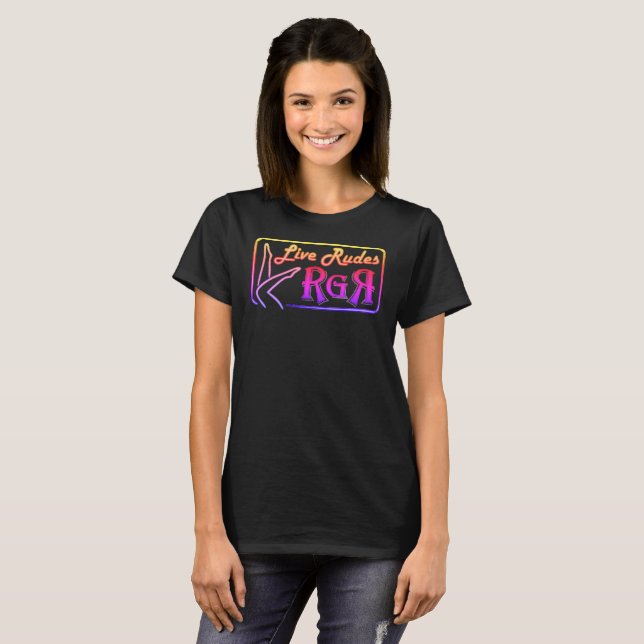 Camiseta Neon Rude Girl Revenda  (Frente Completa)