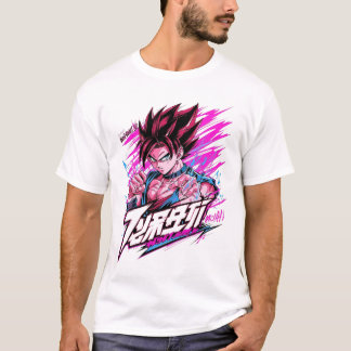 Camiseta Neon Samurai Anime