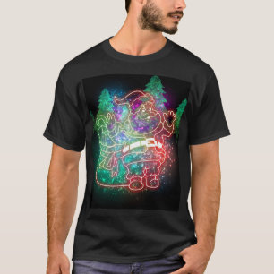Camiseta Neon Santa Claus