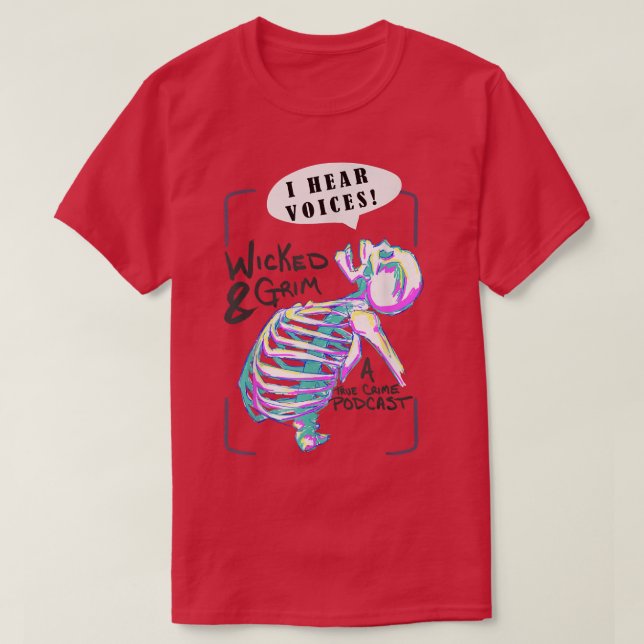 Camiseta Neon Skeleton T-Shirt (Frente do Design)