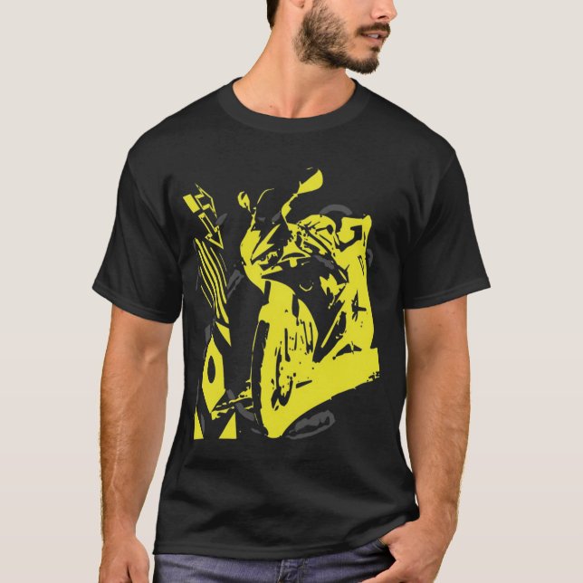 Camiseta Neon Speed Rider  motorcycle (Frente)