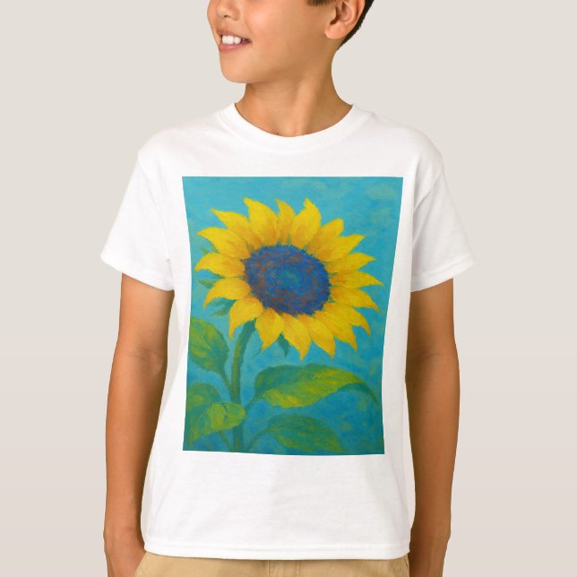 Camiseta Neon Sunflower - Bold Nature in Vivik Light (Frente)