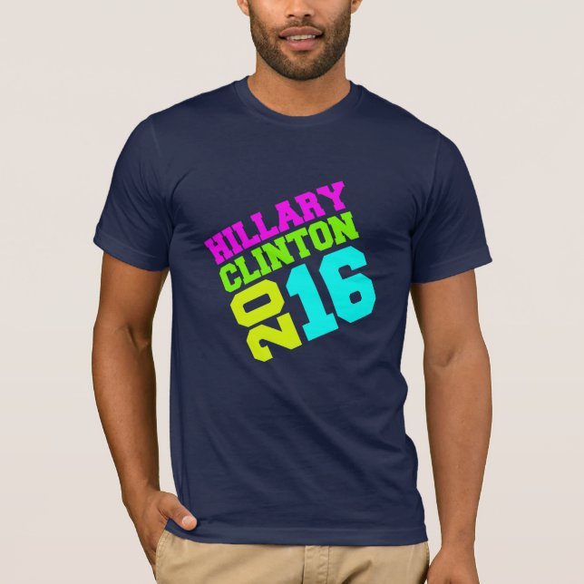Camiseta NÉON SWAY.png de HILLARY CLINTON (Frente)