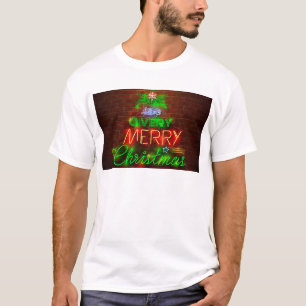 Camiseta Neon Tenha Um Feliz Natal