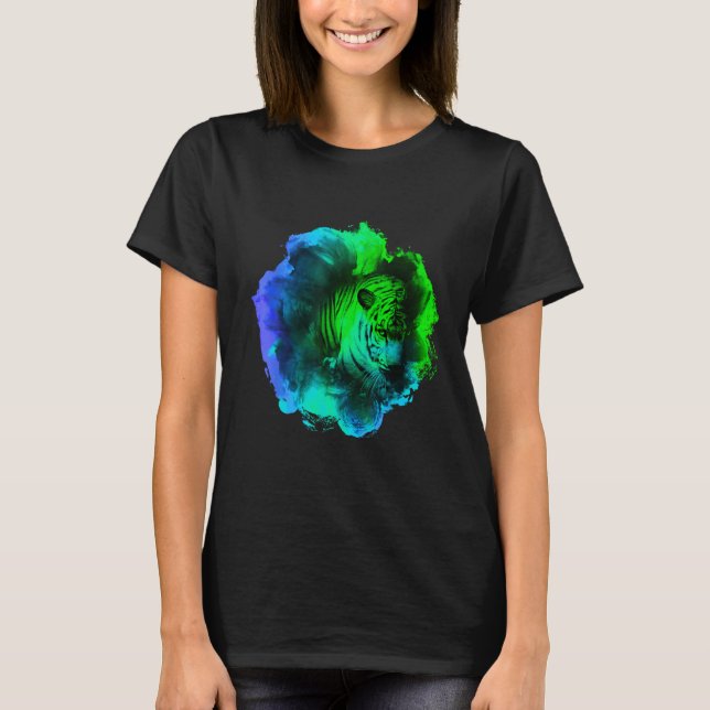 Camiseta Neon Tiger (Frente)
