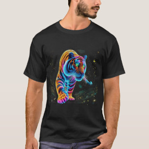 Camiseta Neon Tiger Jungle Warrior
