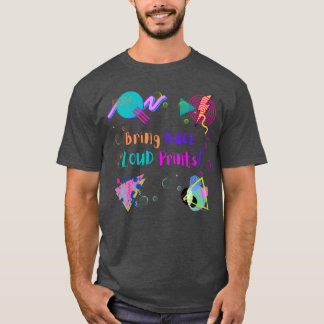 Camiseta Neon Traga de Volta Impressões Altos