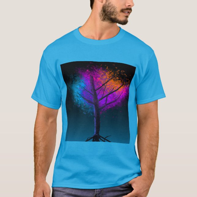 Camiseta Neon Tree of Life (Frente)