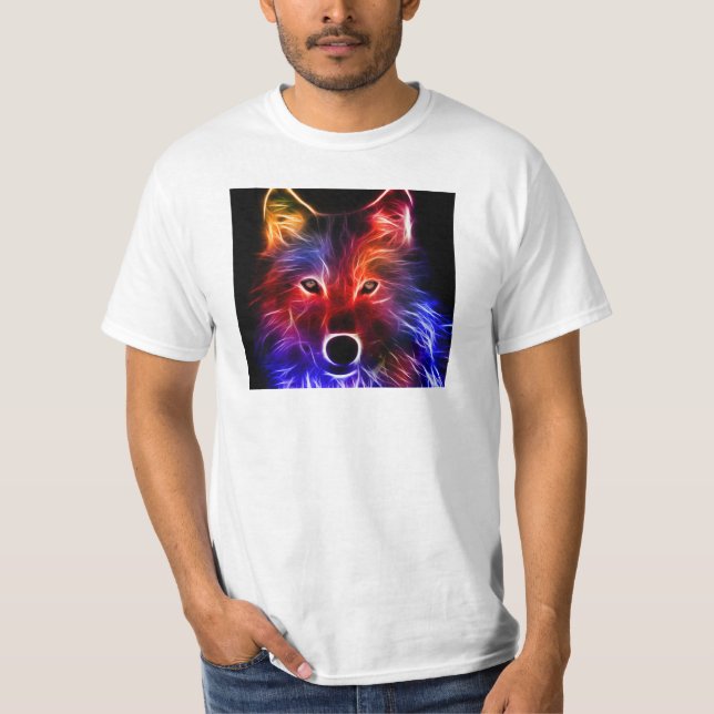 CAMISETA NEON WOLF (Frente)