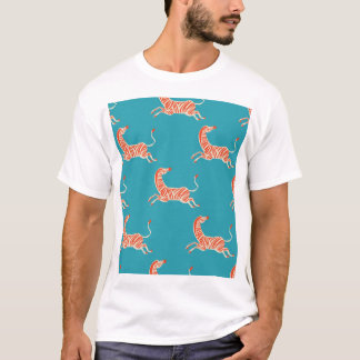 Camiseta Neon Zebra: Retro Colorida Sem Costura