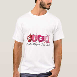 Camiseta Neonatal Intensive Care Unit Enfermeira Namorados