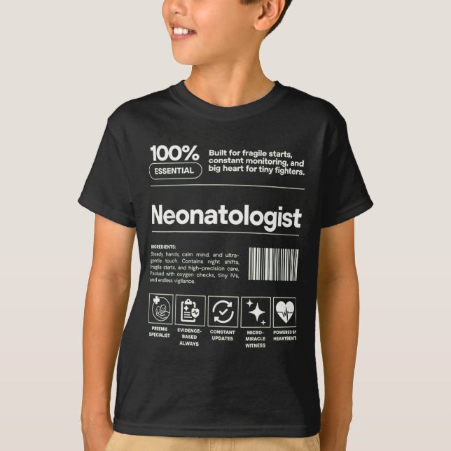 Camiseta Neonatologist &amp; D Neonatology Gift Nicu Doctor (Frente)