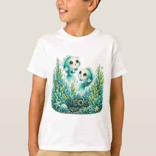 Camiseta Neos Kawaii Zodíaco Peixes