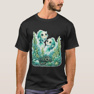 Camiseta Neos Kawaii Zodíaco Peixes
