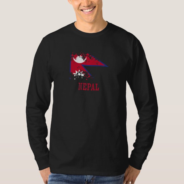 Camiseta Nepalese enthusiasts for Nepal and Nepal   (Frente)