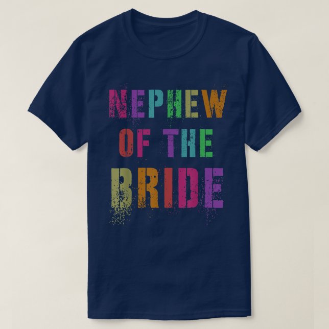 Camiseta NEPHEI DO BRIDE Bridal Party Relative Family T (Frente do Design)