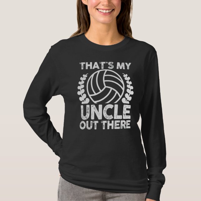 Camiseta Nephew Niece Tio Voleibol (Frente)