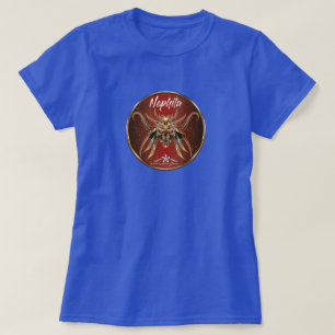 Camiseta Nephila, crânio, aranha, aracão, samurai, legal, a