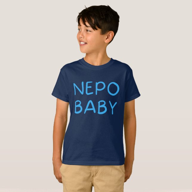 Camiseta Nepo Baby T-Shirt Engraçado (Frente Completa)