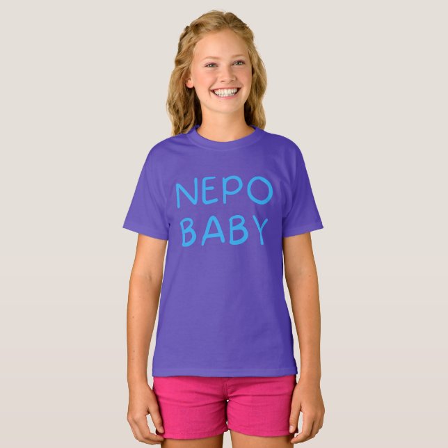Camiseta Nepo Baby T-Shirt Engraçado (Frente Completa)