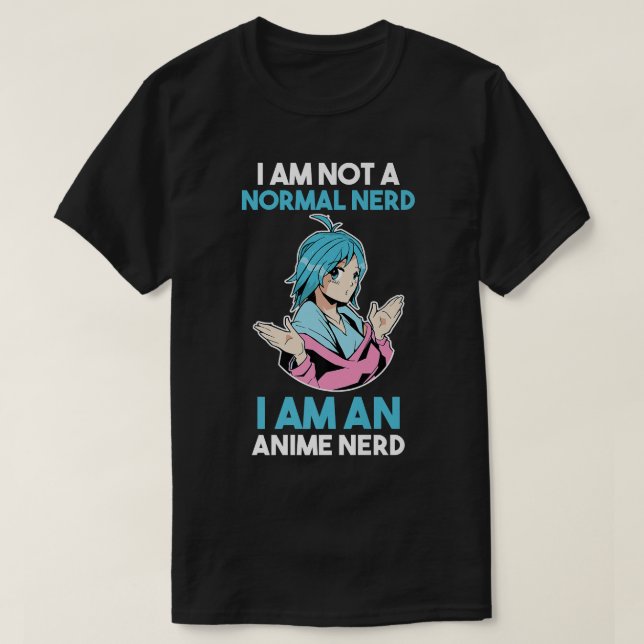 Camiseta Nerd Anime Premium  (Frente do Design)