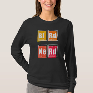 Camiseta Nerd AVE Mesa periódica de elementos Vigilância de