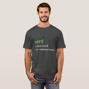 Camiseta nerd - badass intelectuais
