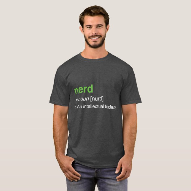Camiseta nerd - badass intelectuais (Frente Completa)