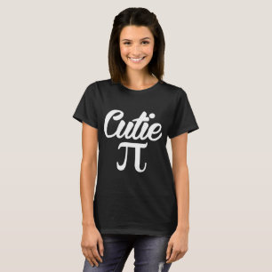 Camiseta Nerd cabido Pi da matemática do dia de Cutie Pi
