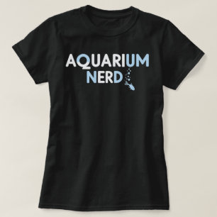 Camiseta Nerd De Aquário - Lover De Tanque De Peixe E Peixe