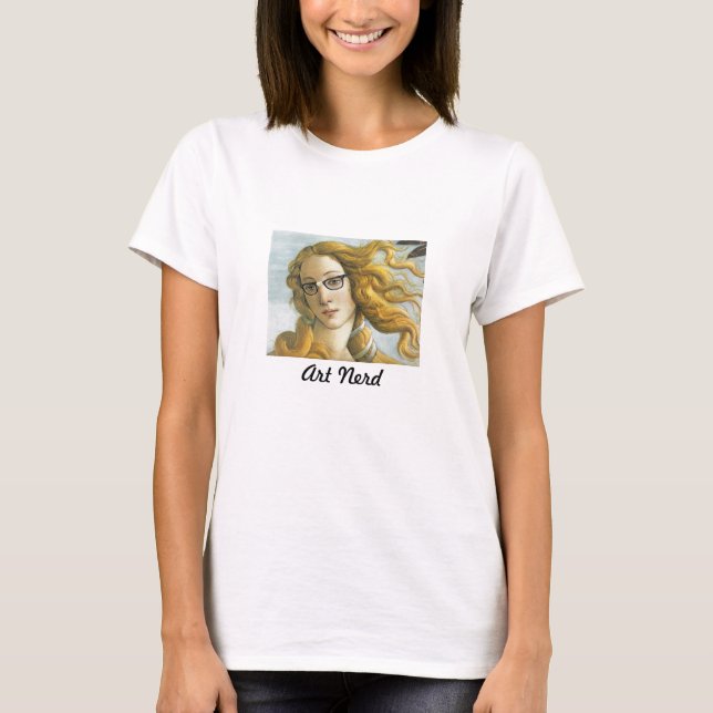 Camiseta nerd de arte (Frente)
