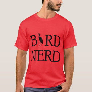Camiseta Nerd de aves para pássaros ou observadores de páss