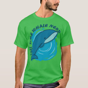 Camiseta nerd de baleias cheio