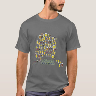 Camiseta Nerd De Cerveja Do Alaska De Grande Tamanho