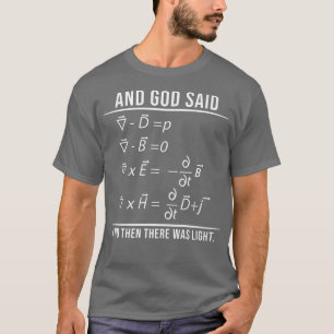 Camiseta Nerd de Ciência de Médicos Fórmulas e Física Brinq