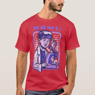 Camiseta Nerd de Ciência Geek de Química Laboratório Vintag