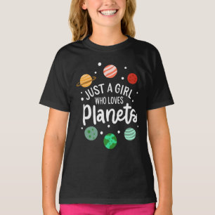 Camiseta Nerd De Ciência Que Ama Planetas