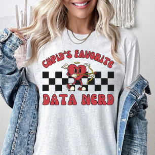 Camiseta Nerd de Dados do dia de os namorados, Cientista de