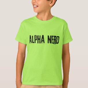 Camiseta NERD de diversão ALPHA