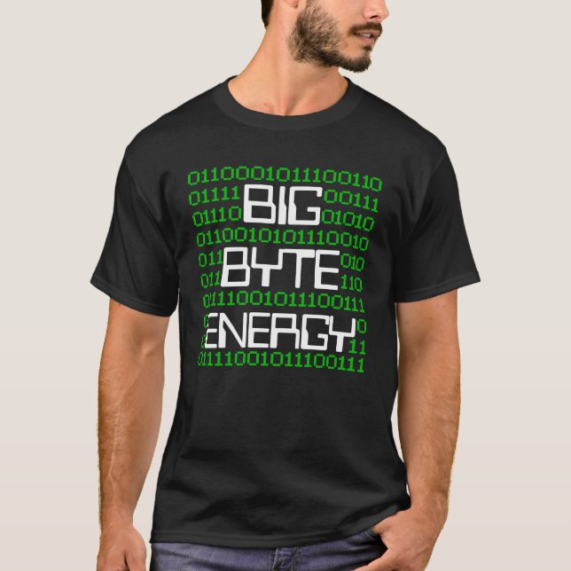 Camiseta Nerd de Geek para computador de segurança cibernét (Frente)