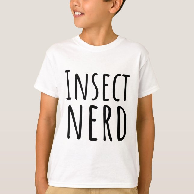 Camiseta Nerd de Insetos (Frente)