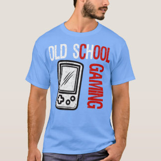 Camiseta Nerd de jogos da escola antiga consola videos game