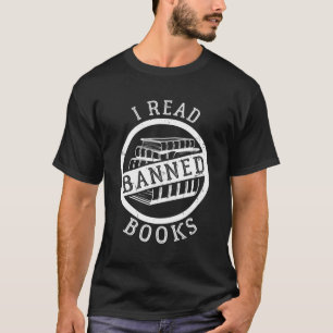 Camiseta Nerd De Leitura Do Livro De Censura Eu Li Livros B