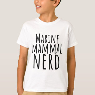 Camiseta Nerd de Mamíferos Marinhos