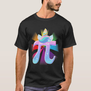 Camiseta Nerd De Matemática Do Unicorn Pi Day T Shirt Ofere